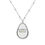 Thumbnail: Kindness Warrior Unspecified Sarcoma Oval Necklace