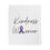Thumbnail: Whimsical Kindness Warrior Leiomyosarcoma-Purple Ribbon Blanket