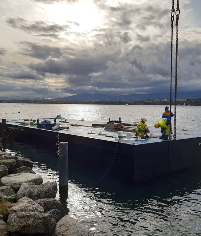 AQUATRAV Location / Pontons lourds