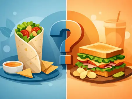 Wrap or Sandwich for Lunch? What Wins?