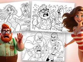 דפי צביעה לגדולים