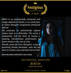 Birth - Best Director
