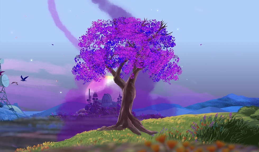 Animator Samudra Kajal Saikia brings the world of Cosmic Rhapsody to life