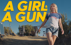 A girl and a gun