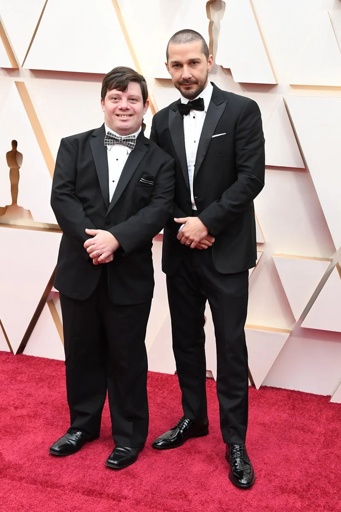 Zack Gottsagen and Shia LaBeouf