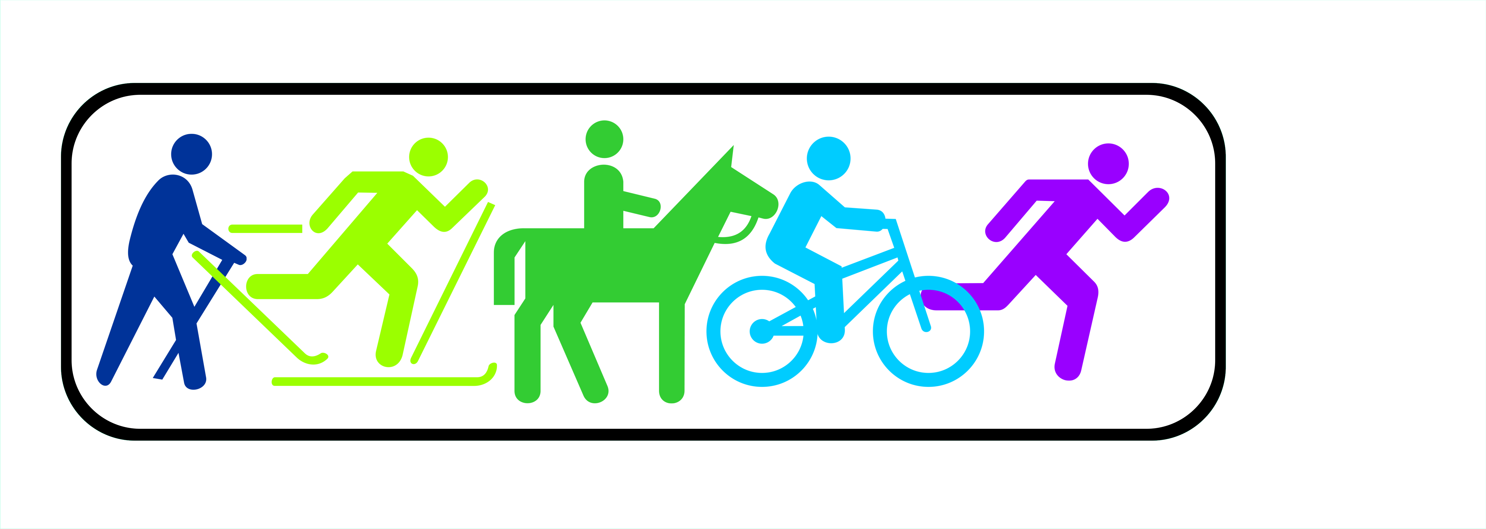 Non-motorized icons