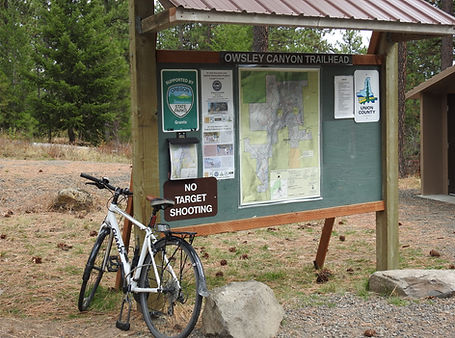 Owsley Canyon TH Sign Board