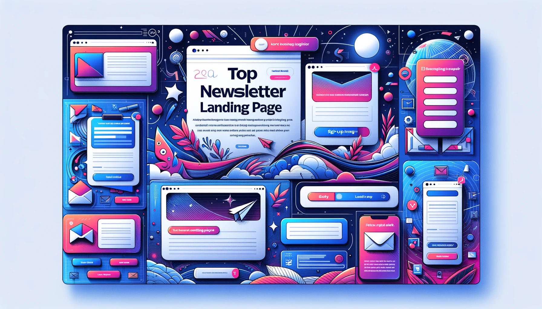 Top Newsletter Landing Page Ideas for 2024