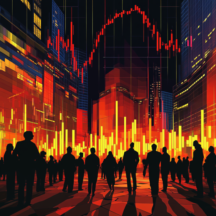 vector based image for the concept of the stock market