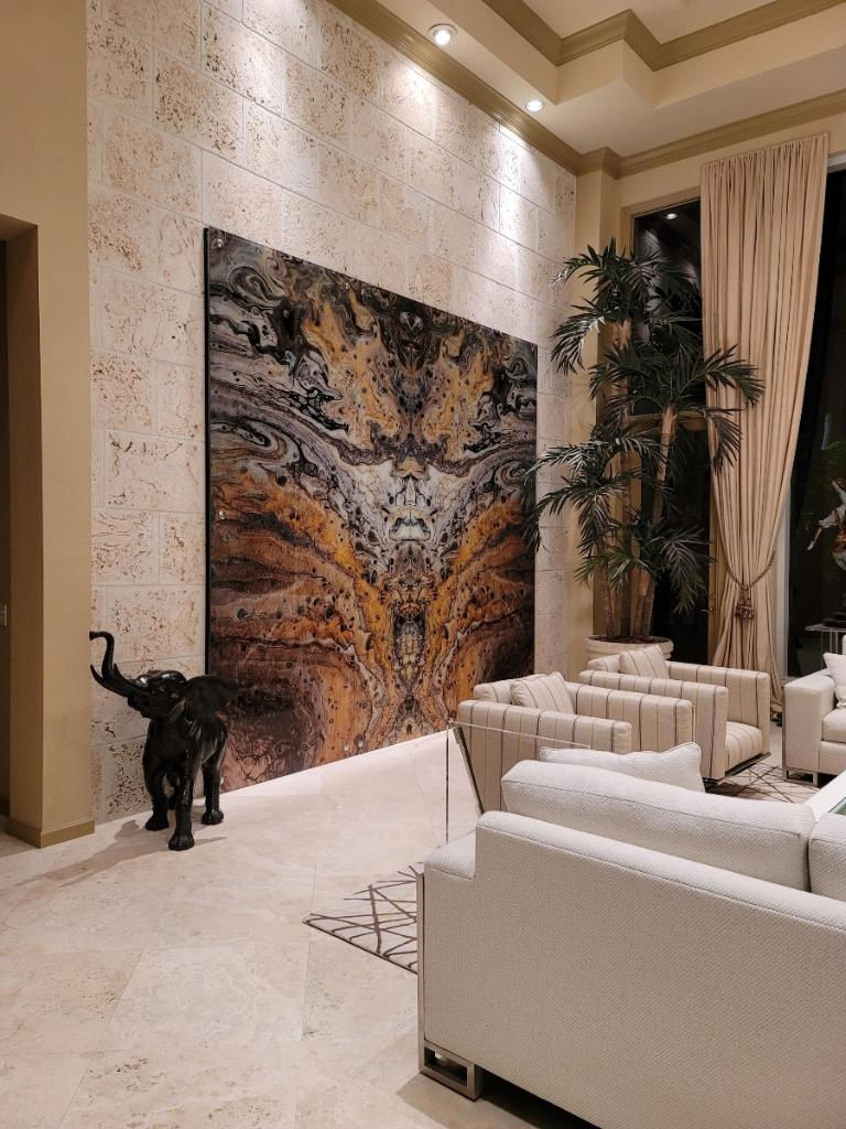 Lamiglass hotel lobby centerpiece.JPG