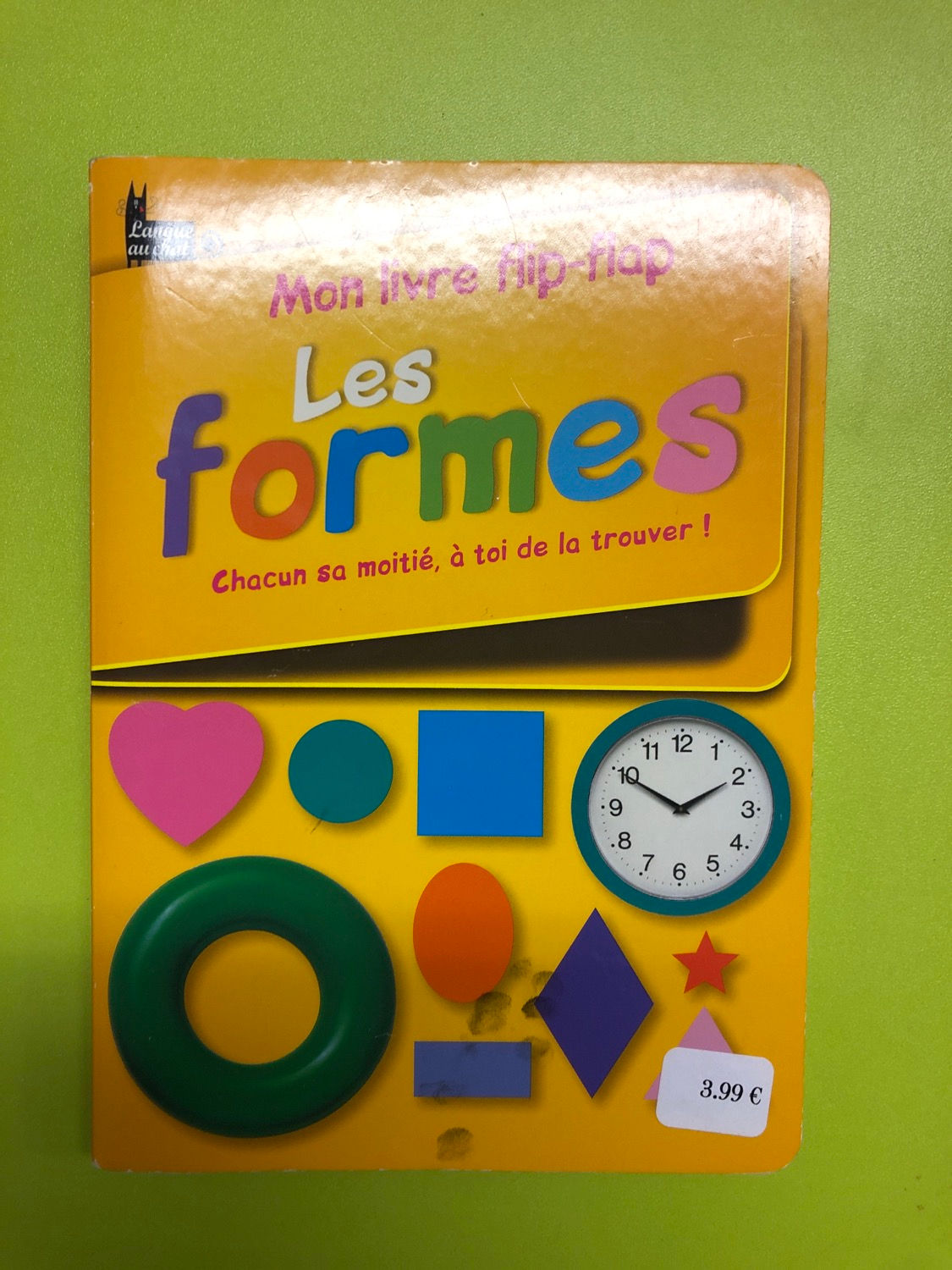 mon livre flip flap les formes