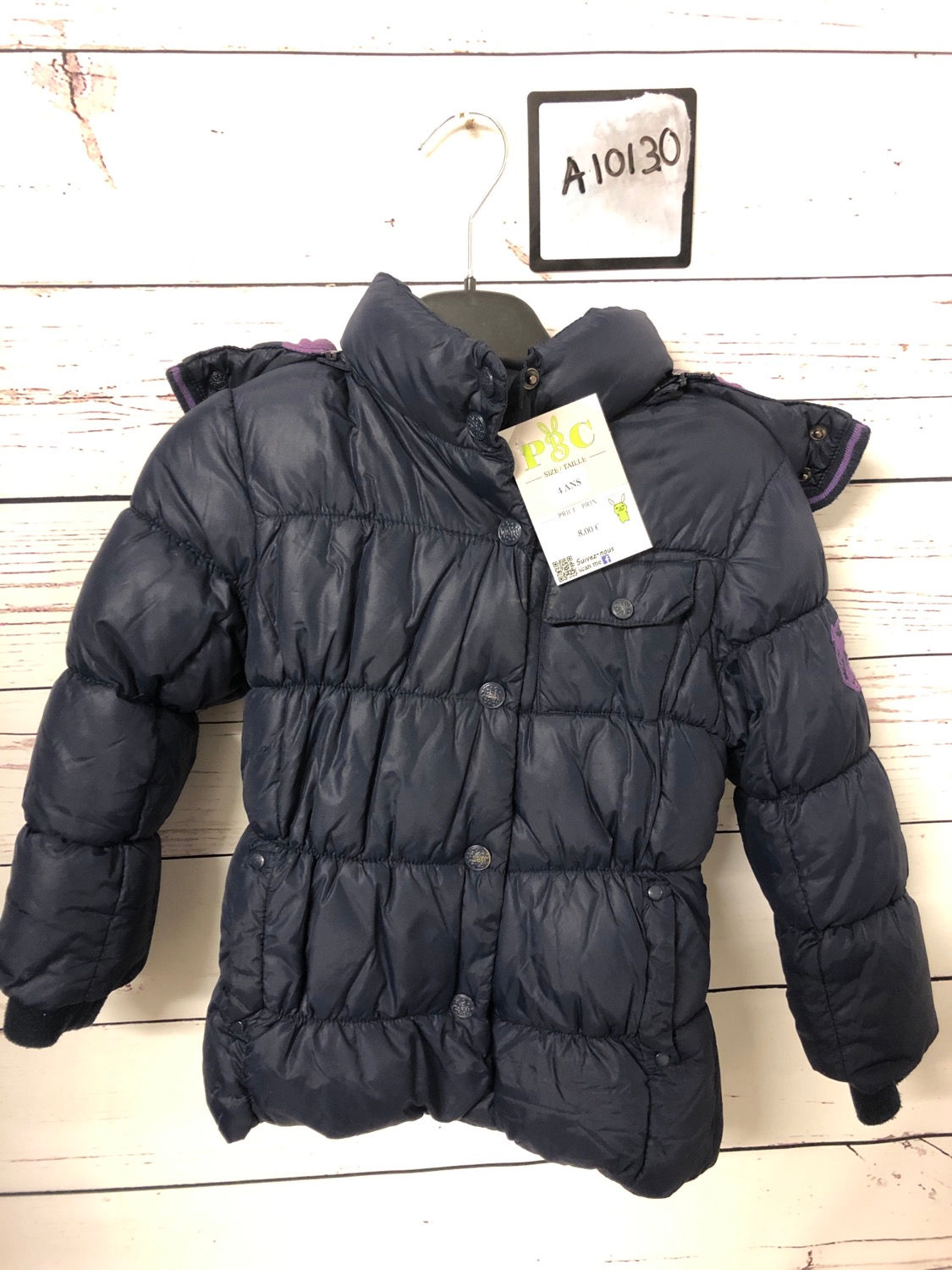 VESTE CHAUDE DPAM 4 ANS 