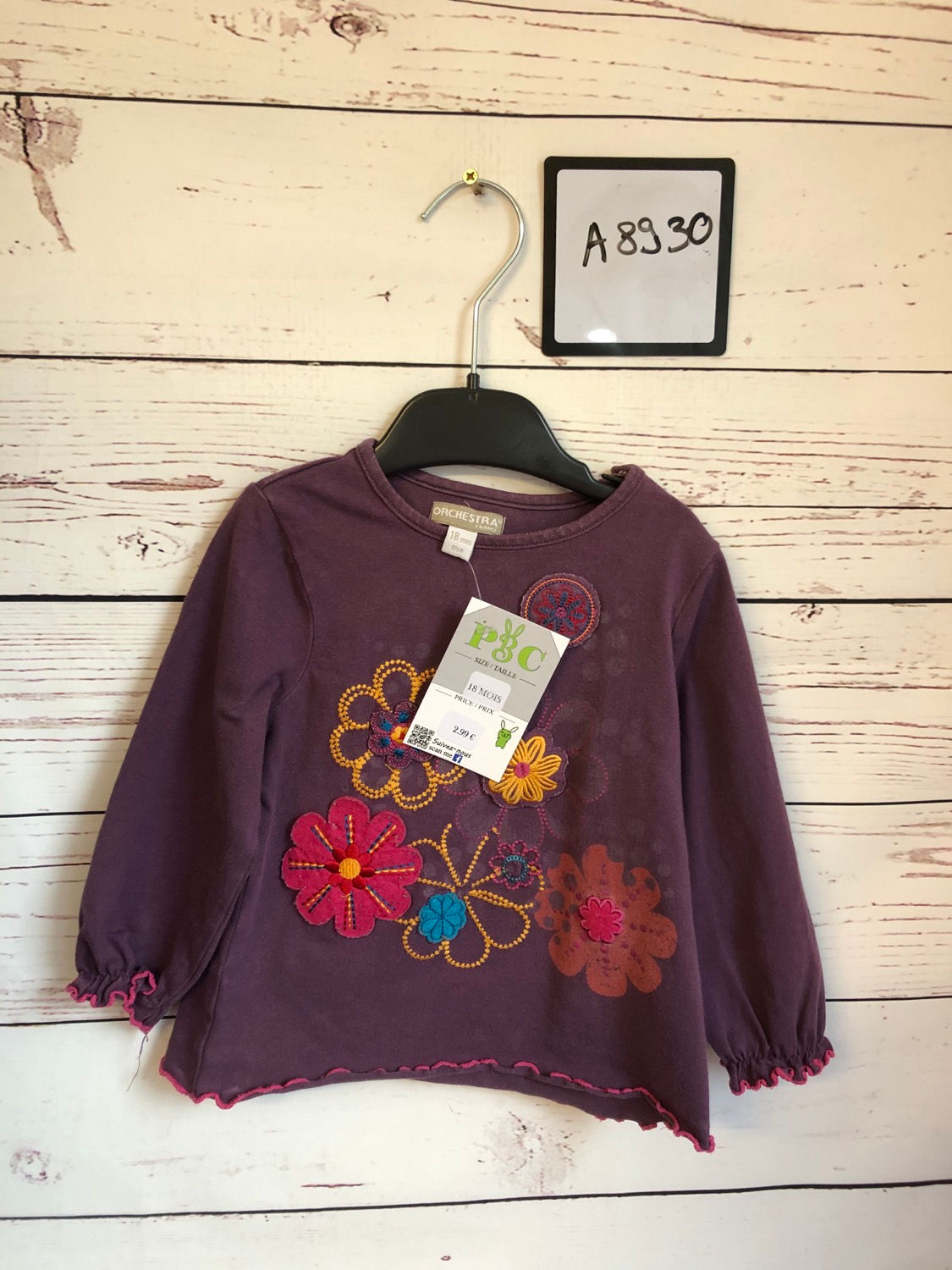 T-SHIRT MC ML orchestra 18 MOIS F