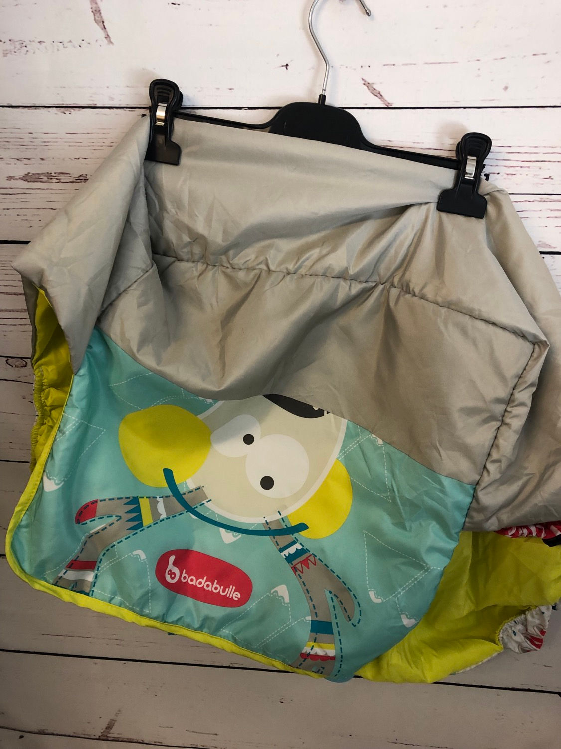 protège Caddie 🛒 pour installer bébé Badabulle 