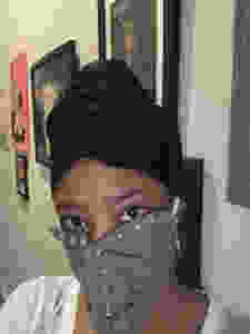 my homemade mask for outside