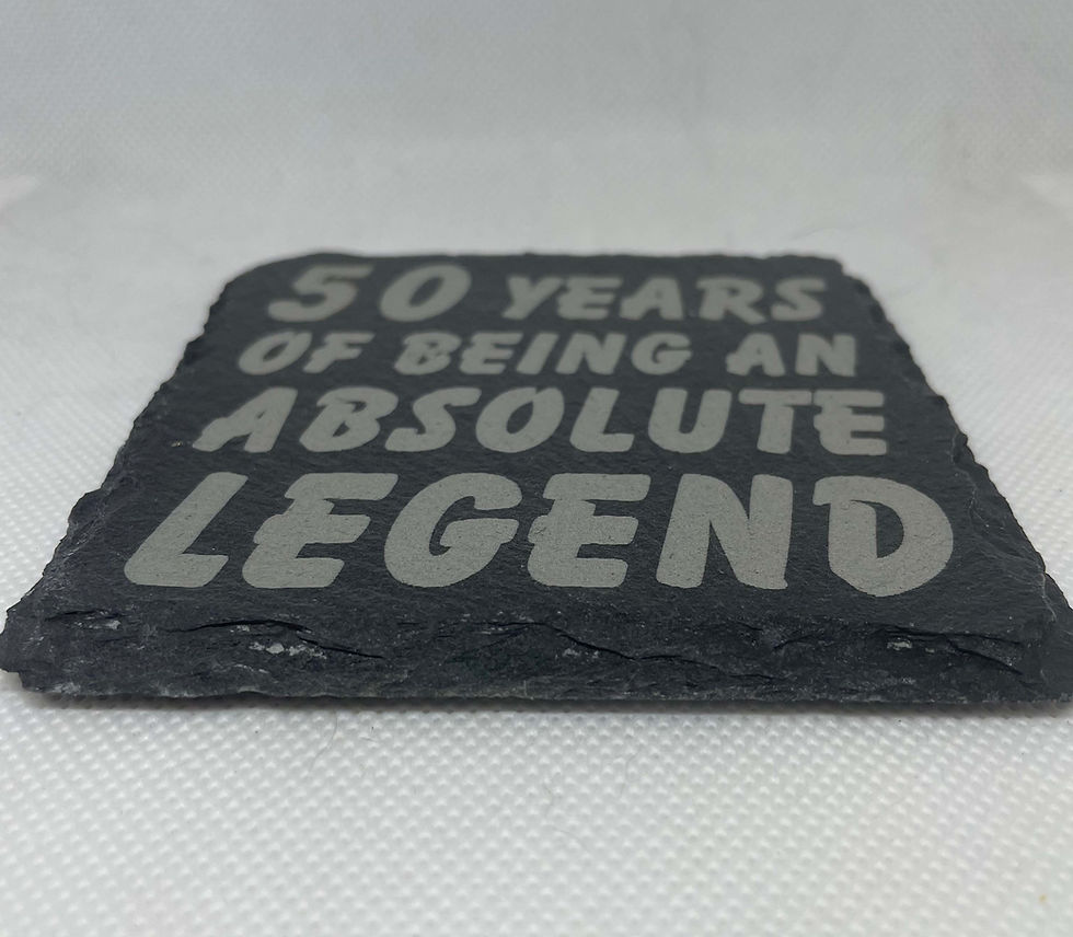 Thumbnail: Laser Engraved 50th Birthday Gift for Brother, Uncle, Grandad