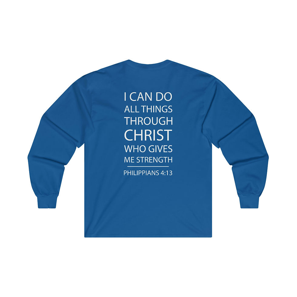 Thumbnail: Philippians 4:13 Long Sleeve Tee