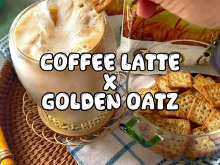 Coffee Latte x LUXURY Golden Oatz: The Perfect Duo for Your Snacking Moments