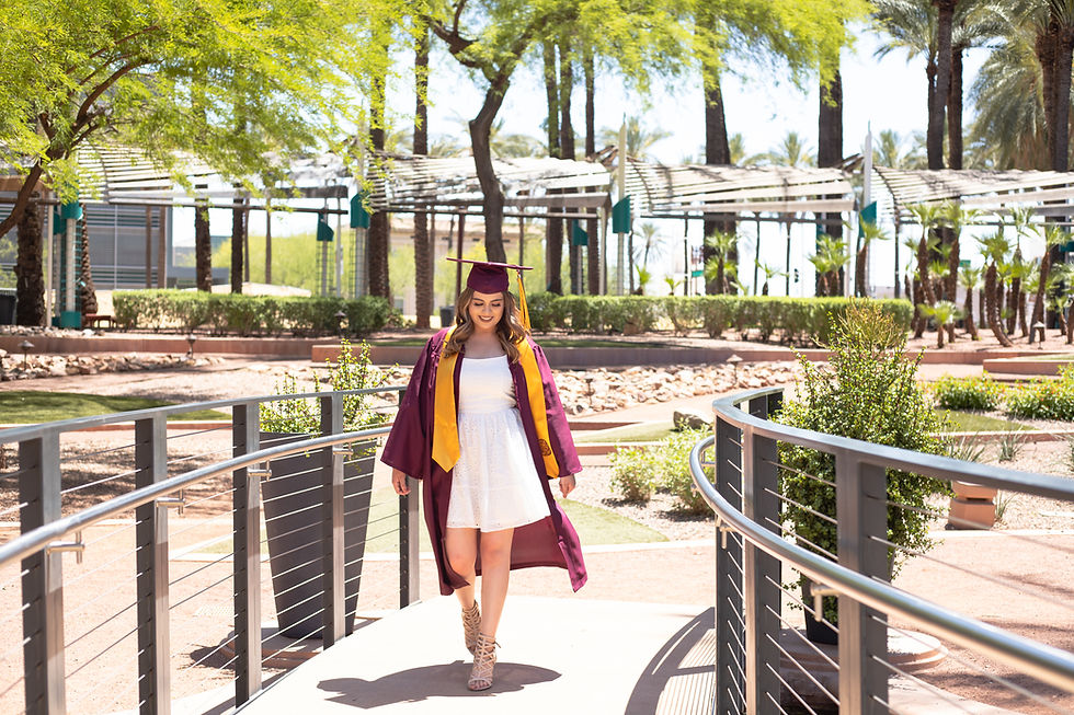 Eva's Senior Portraits at Downtown Phoenix