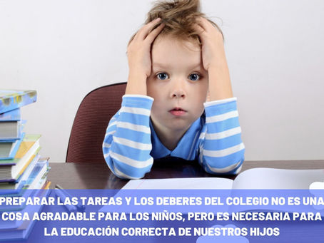 CÓMO ENSEÑAR A TU HIJO HACER LOS DEBERES A TIEMPO