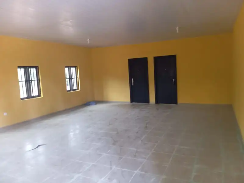 A finished classroom in the new block