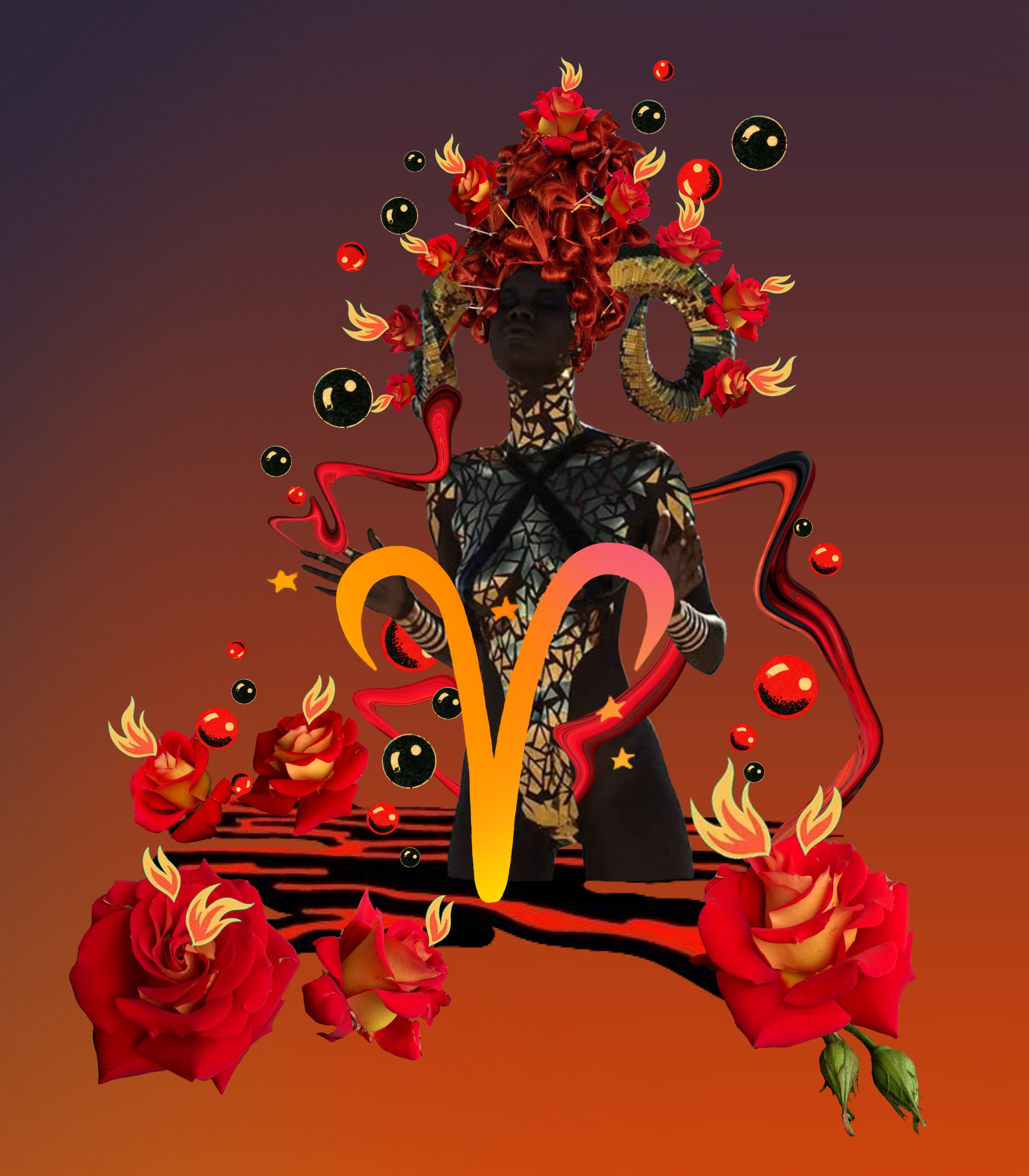 Aries- March 20~April 19- Fine Art Print