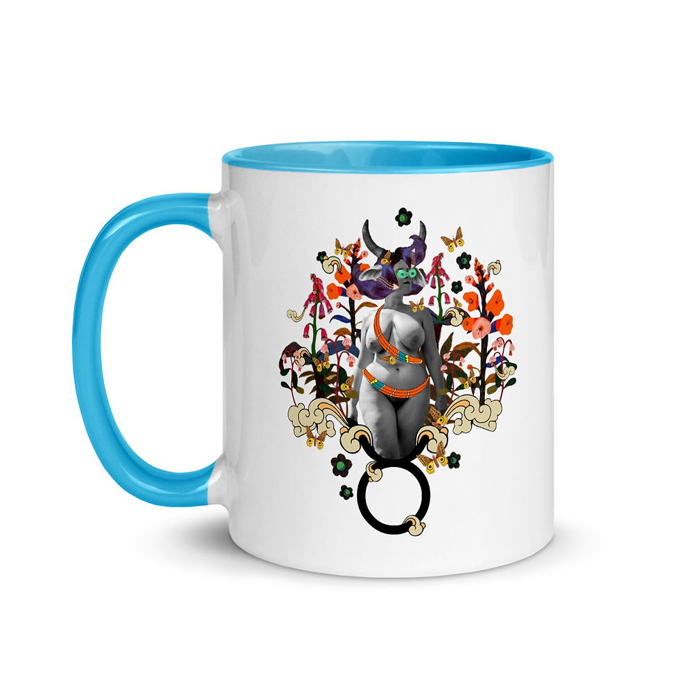 Thumbnail: Taurus- Zodiac Series- Mug with Color Inside