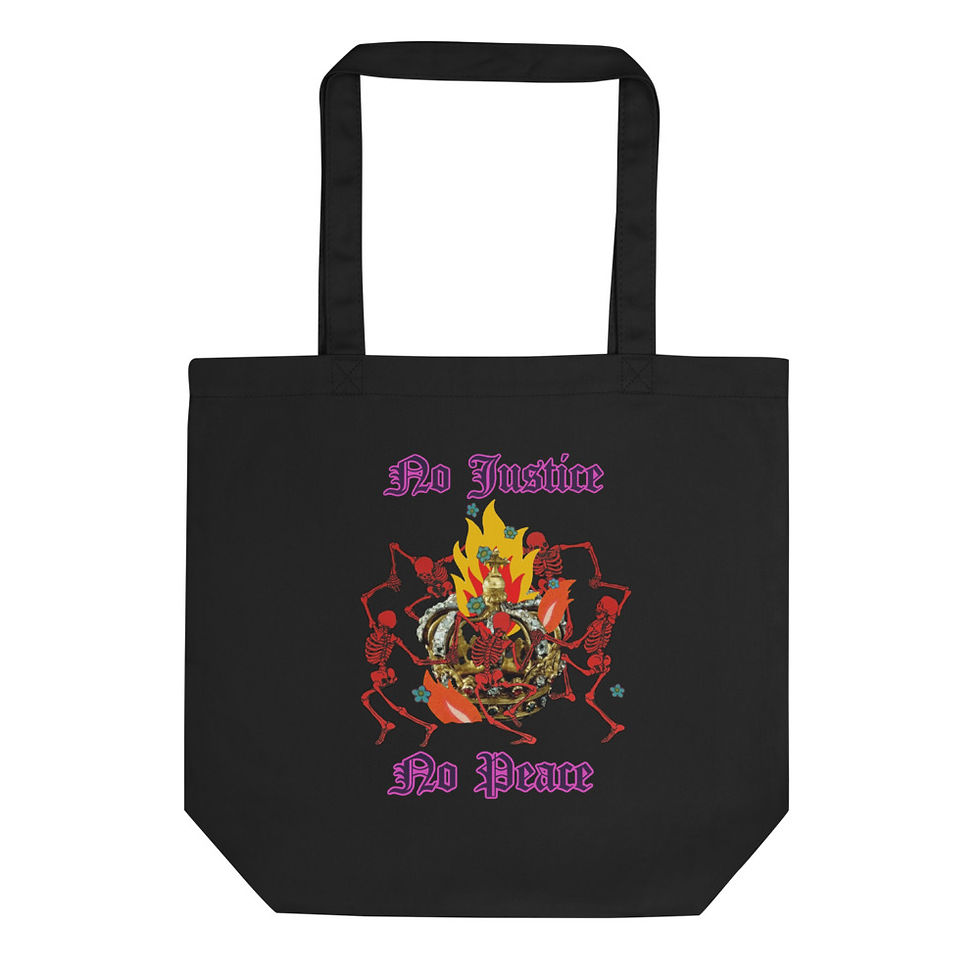 Thumbnail: No Justice No Peace #BLACKLIVESMATTER Eco Tote Bag