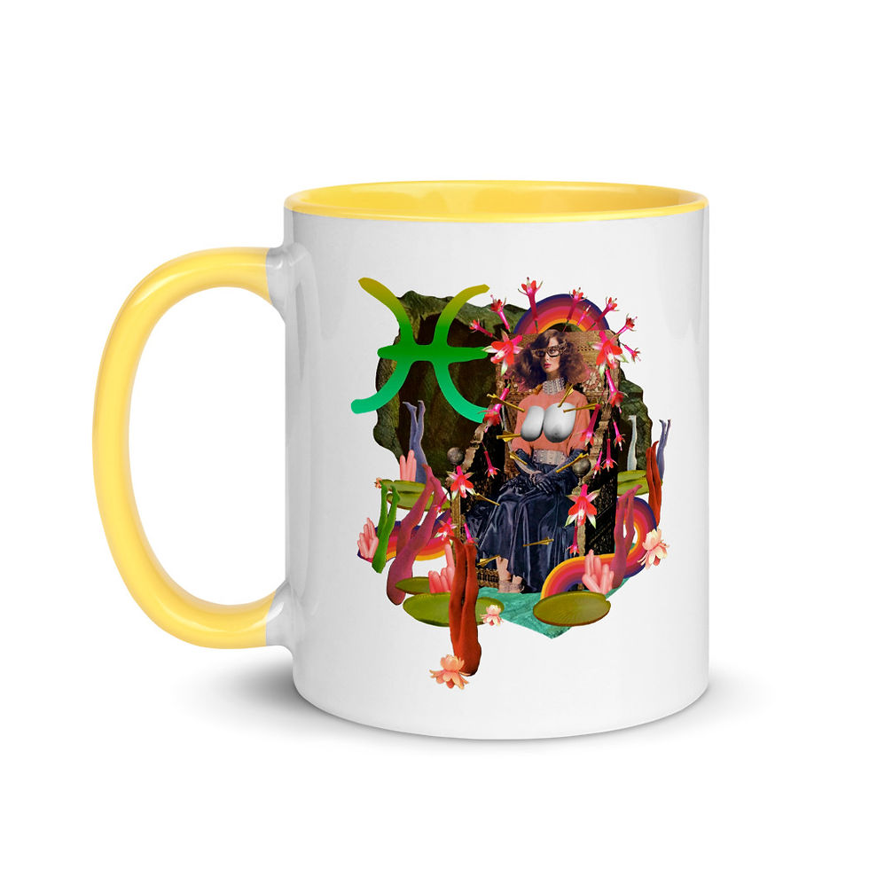 Thumbnail: Pisces- Zodiac Series- Mug with Color Inside