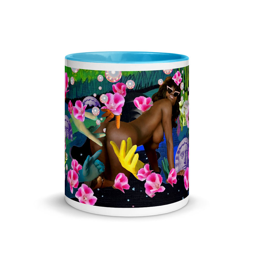 Thumbnail: Bubbles- Mug with Color Inside