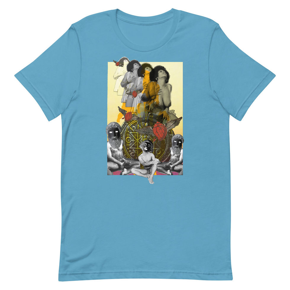 Thumbnail: The Chariot- Tarot Erotique- Short-Sleeve Unisex T-Shirt