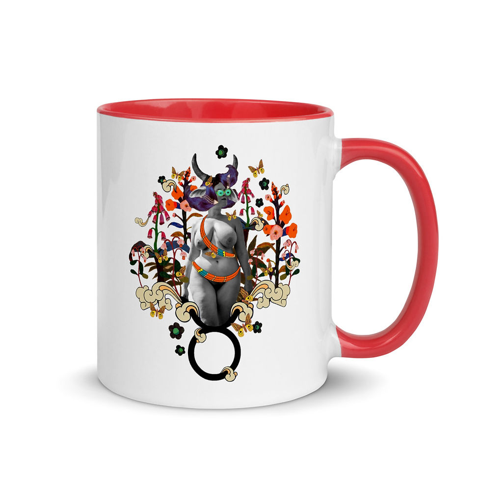 Thumbnail: Taurus- Zodiac Series- Mug with Color Inside