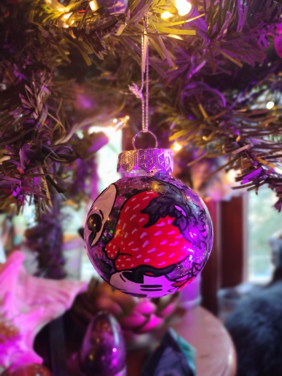 Thumbnail: Hand Painted Ornament XMAS 2022
