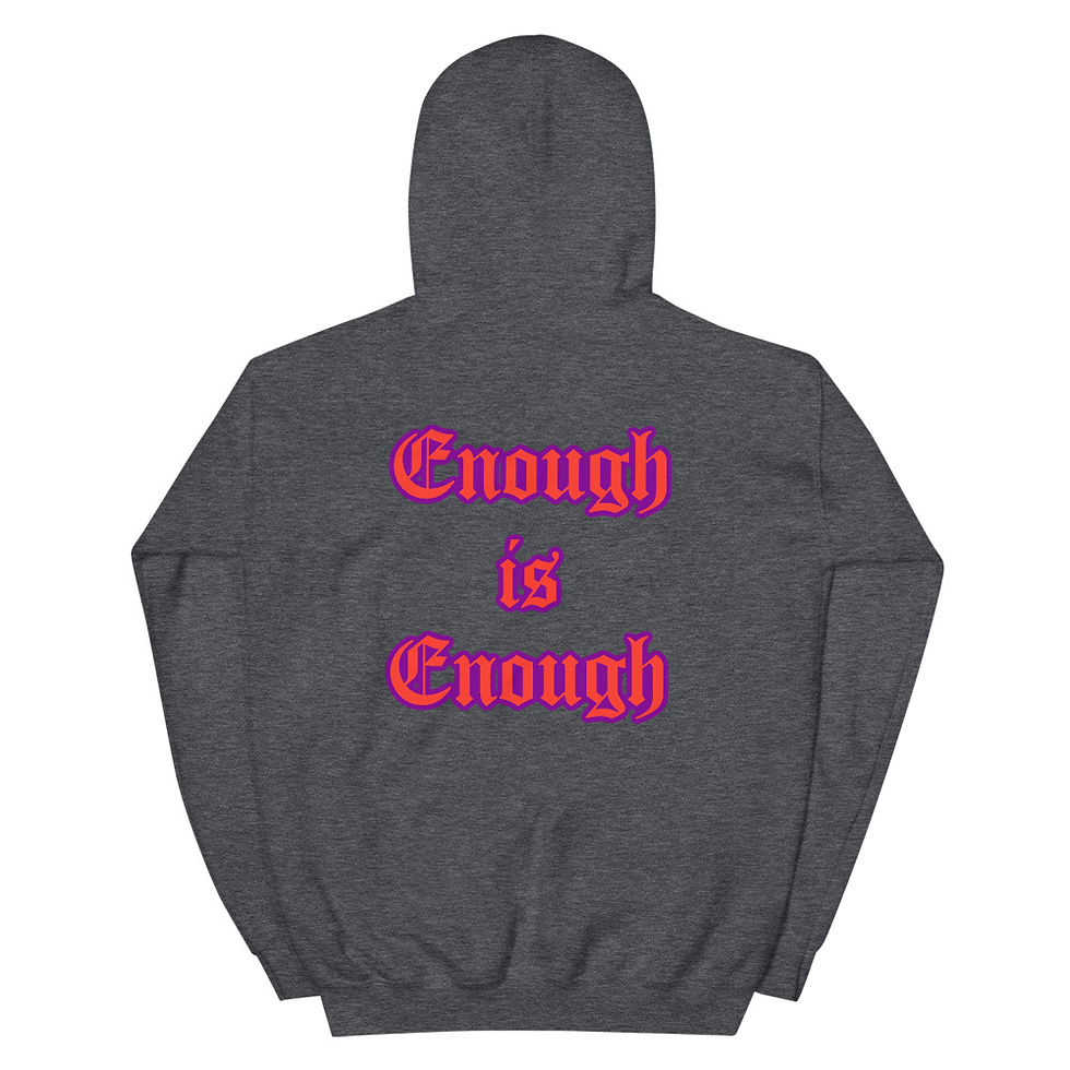 Thumbnail: Enough is Enough #blacklivesmatter #translivesmatter Unisex Hoodie