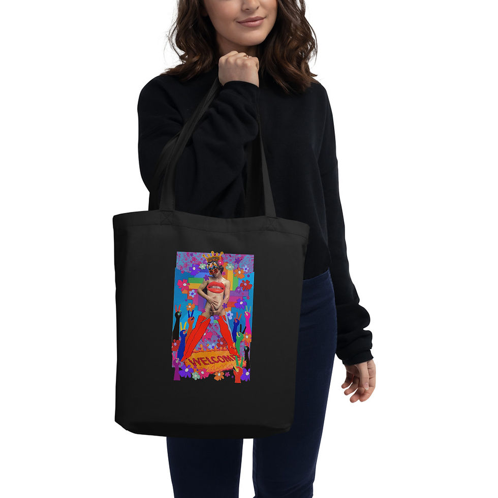 Thumbnail: The Emperor- Tarot Erotique- Eco Tote Bag