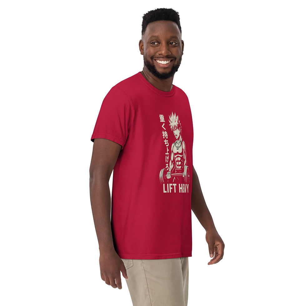 Thumbnail: Lift Heavy Unisex garment-dyed heavyweight t-shirt