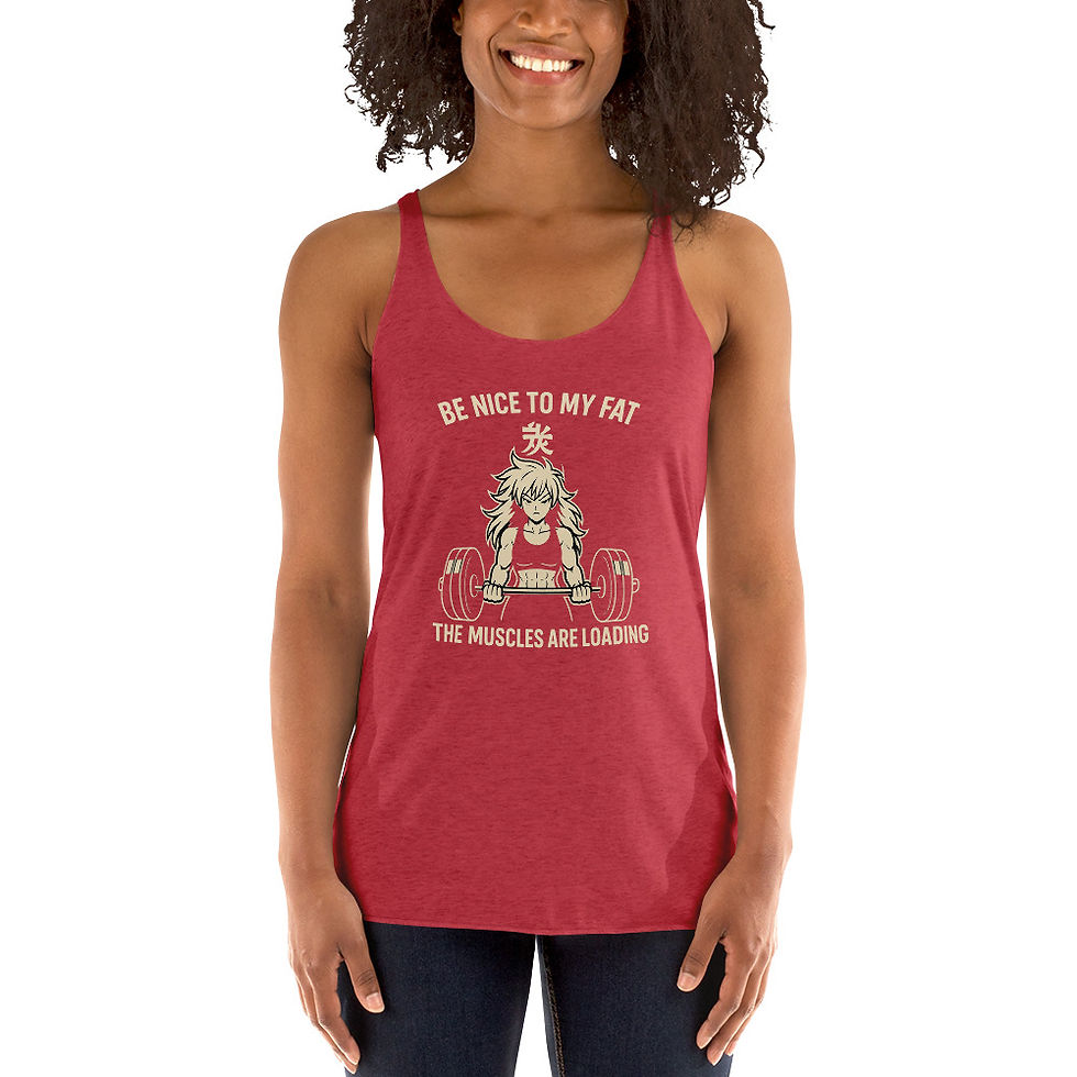 Thumbnail: Muscles Loading Women's Racerback Tank