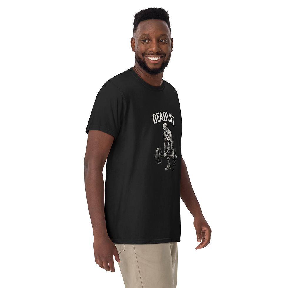Thumbnail: Zombie Deadlift Unisex Garment-Dyed Heavyweight T-Shirt | Comfort Colors 1717
