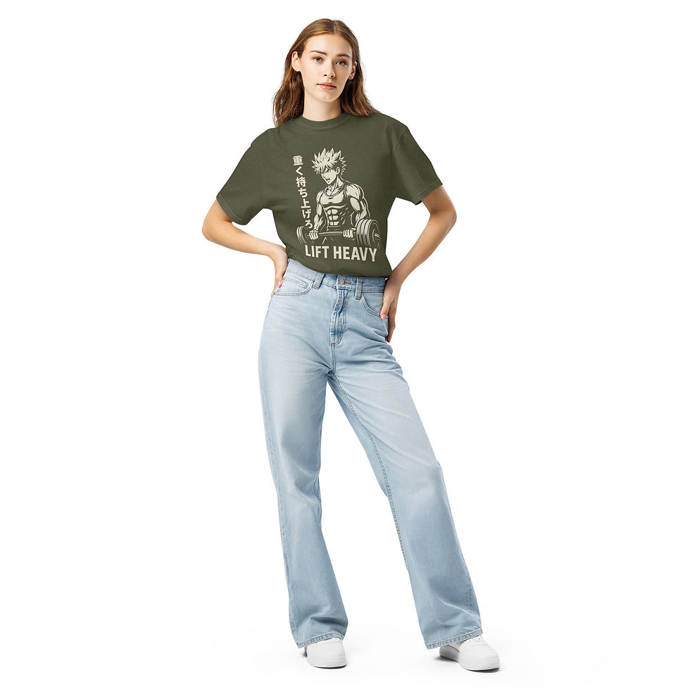 Thumbnail: Lift Heavy Unisex garment-dyed heavyweight t-shirt
