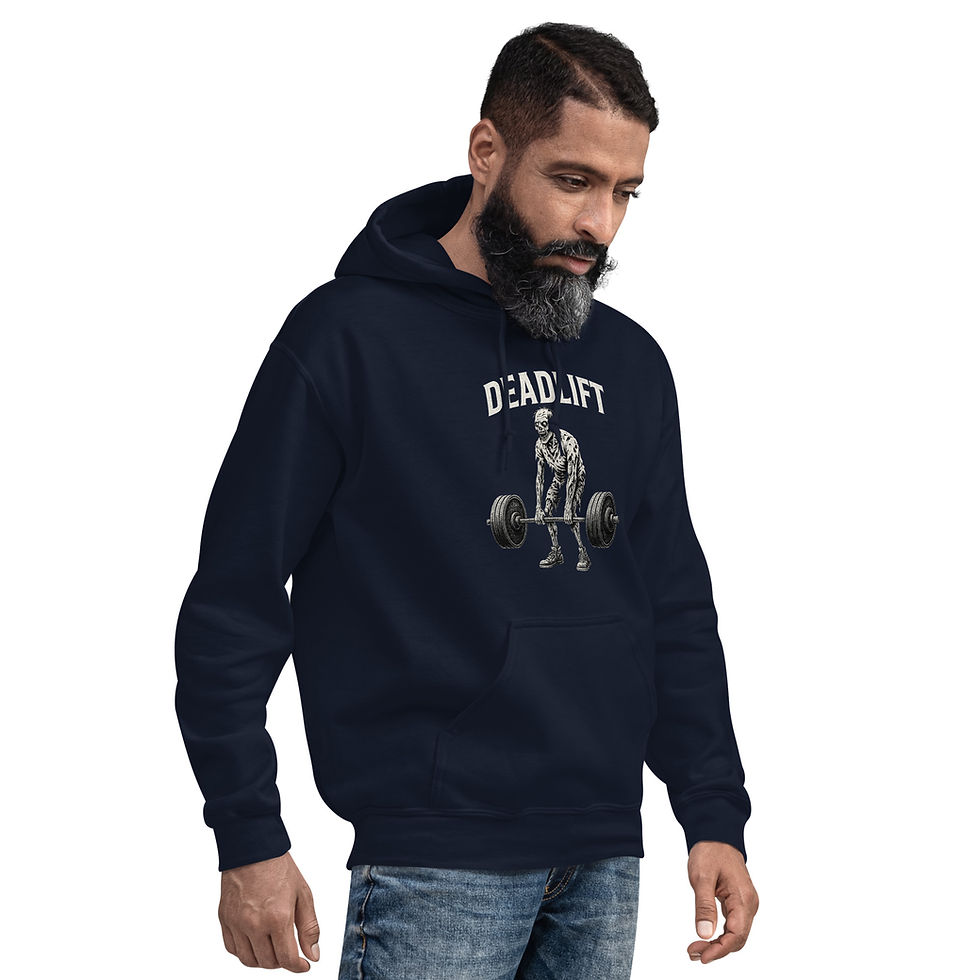 Thumbnail: Deadlift zombie Unisex Heavy Blend Hoodie | Gildan 18500