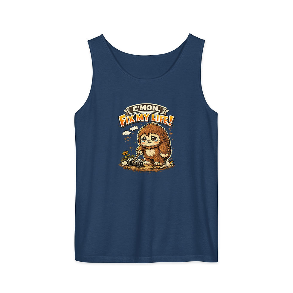 Thumbnail: Unisex garment-dyed tank top