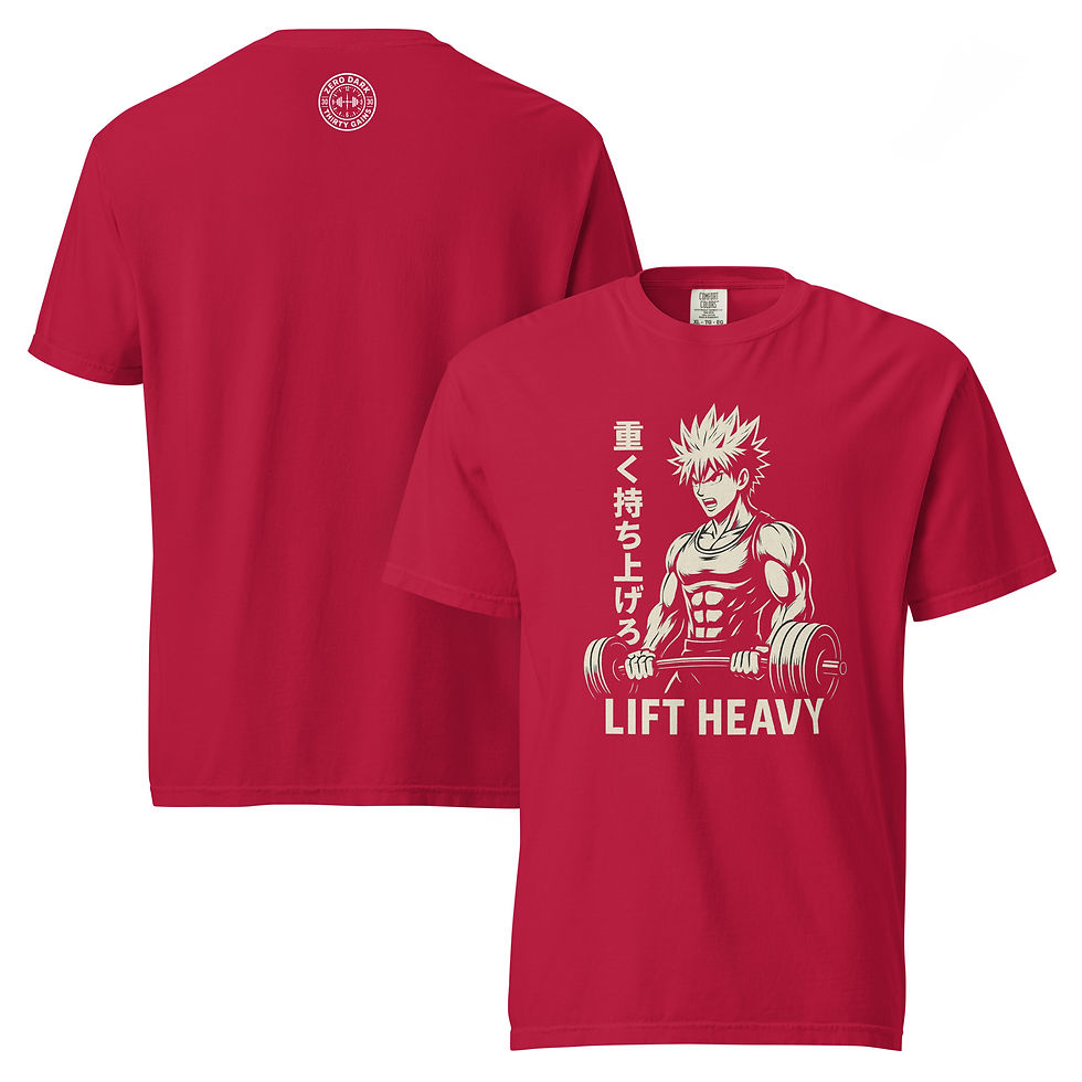 Thumbnail: Lift Heavy Unisex garment-dyed heavyweight t-shirt