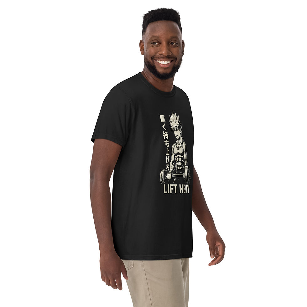 Thumbnail: Lift Heavy Unisex garment-dyed heavyweight t-shirt