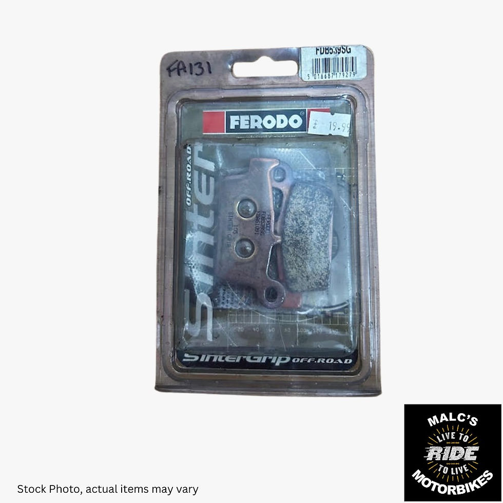 REDBOO brake pads, STAHTER, Malcsmotorbikespares. Black photo, actual items may vary.