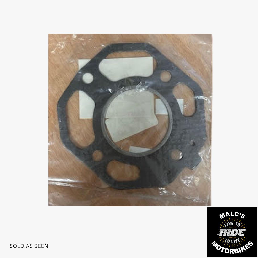 Motorcycle gasket inside a clear bag, Malc's Ride, sold as seen Malcsmotorbikespares.