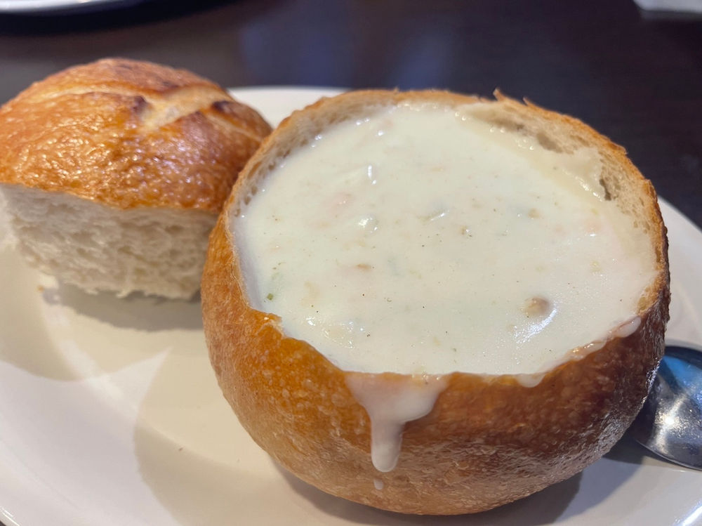 カリフォルニアしかないクラムチャウダー