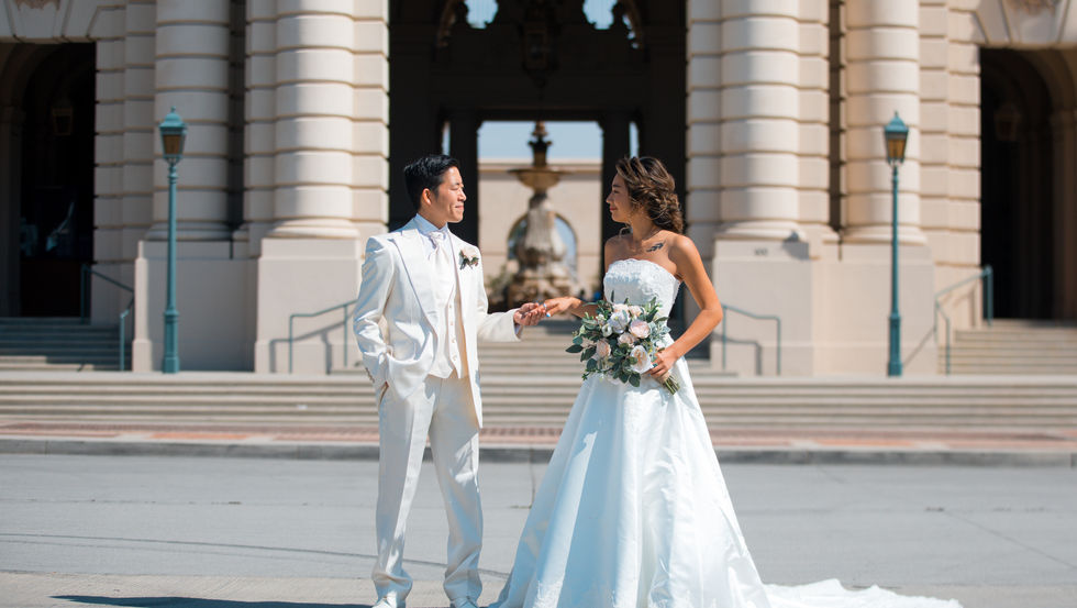 パサデナシティホール　ロサンゼルスフォトウェディング