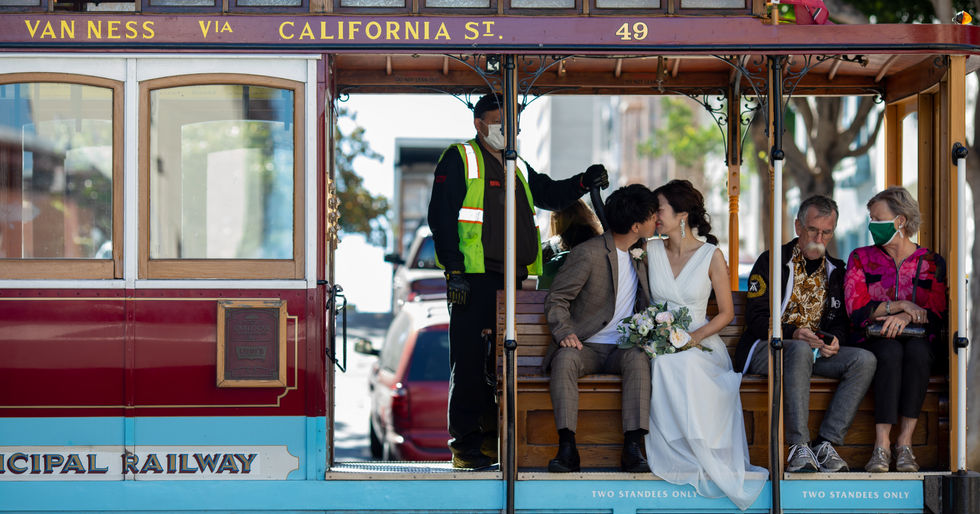 ケーブルカー フォトウェディング