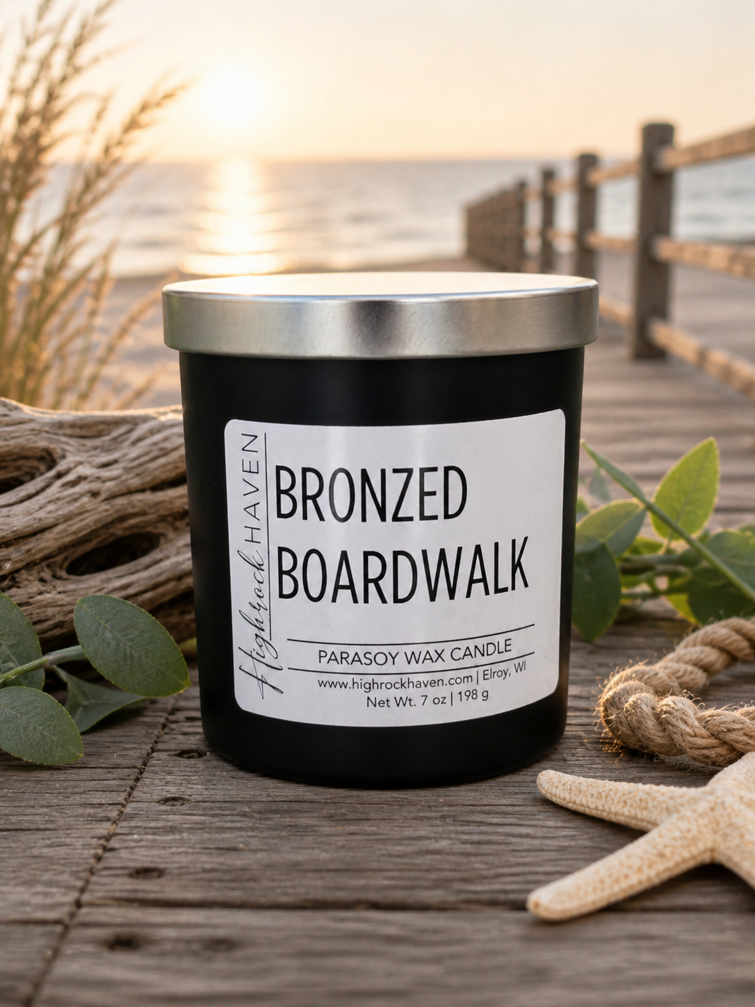 Bronzed Boardwalk - Parasoy Wickless Candle