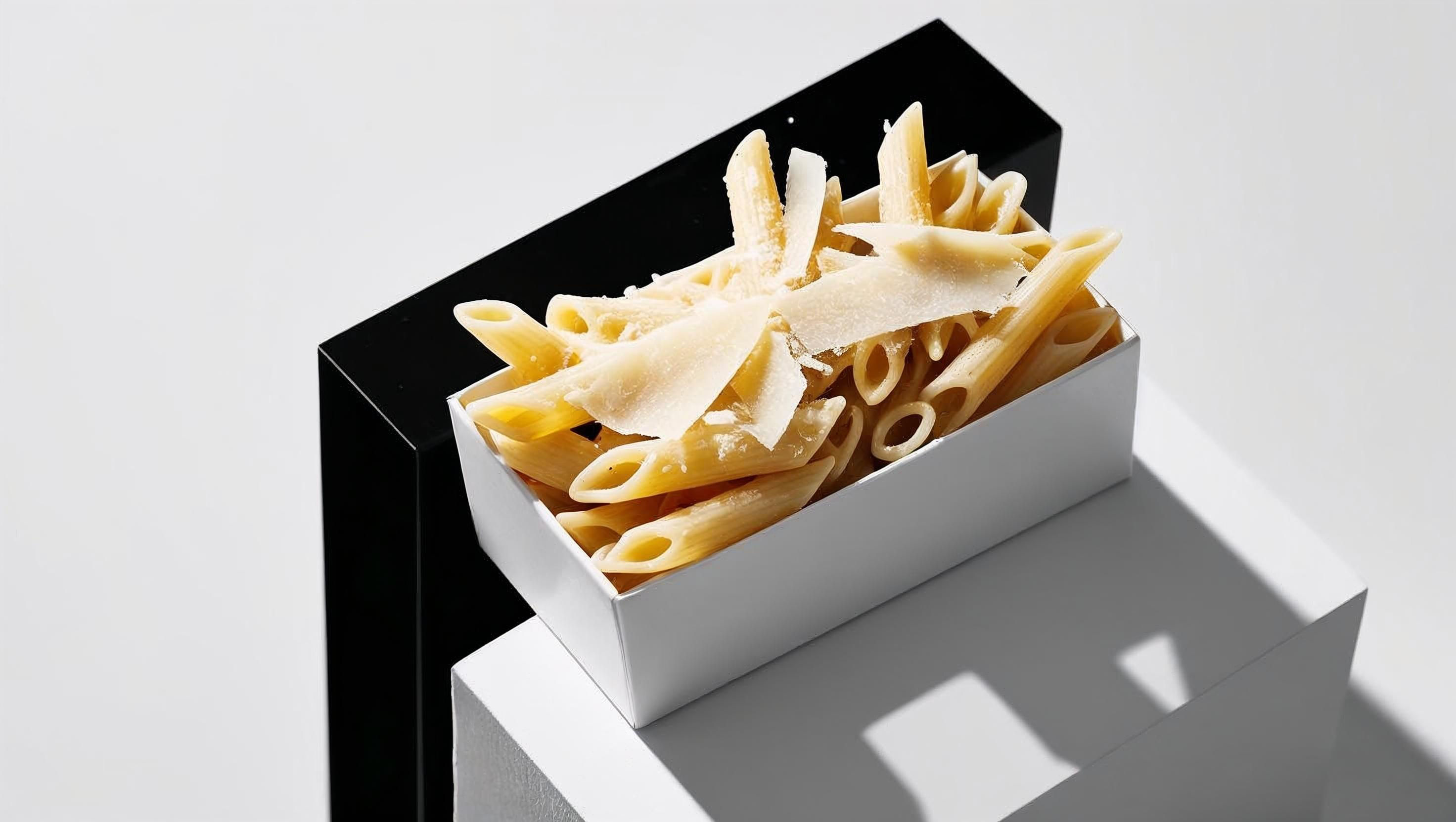 Prepacked Penne with truffle cream (Min 30 Portions)
